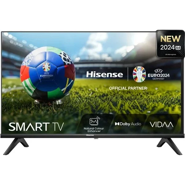 Smart TV HISENSE 32″ QLED 4K UHD 32A4N negro